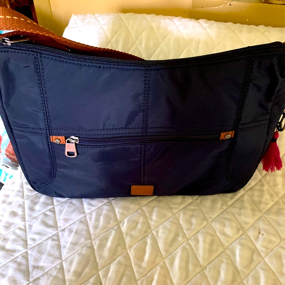 Sleek shoulder bag with Free key fob! NWT